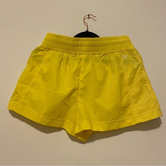 NWT Out From Under Urban Outfitters Medium Bright Yellow Athletic Shorts - Picture 2 of 9